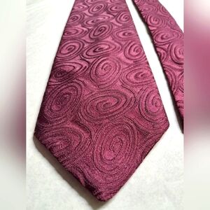 The Men's Store dark red tie
